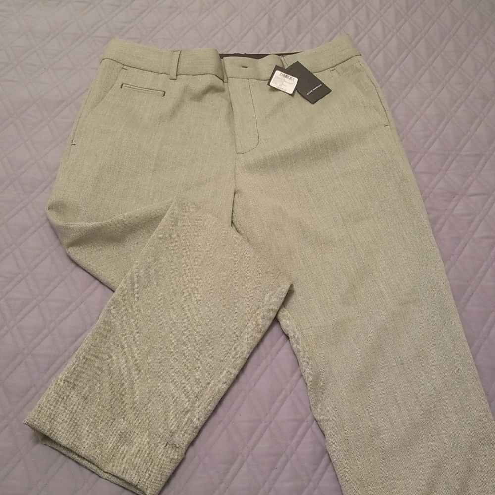 CLUB MONACO Drainpipe Herringbone Pants 32x32 NWT